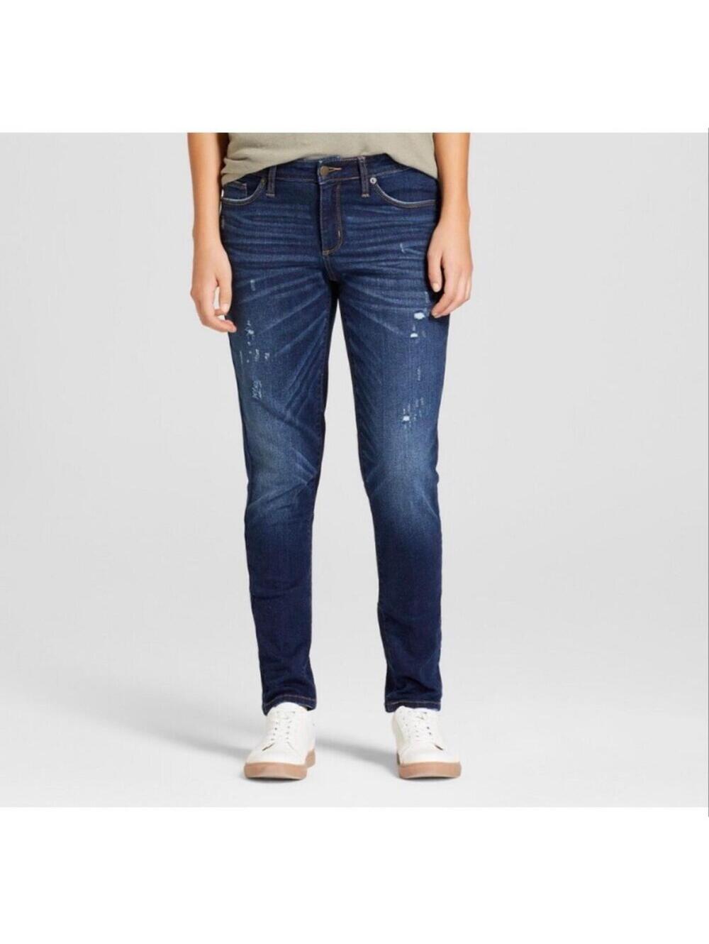 Universal Thread Mid Rise Skinny Dark Wash Jeans Size 4/27